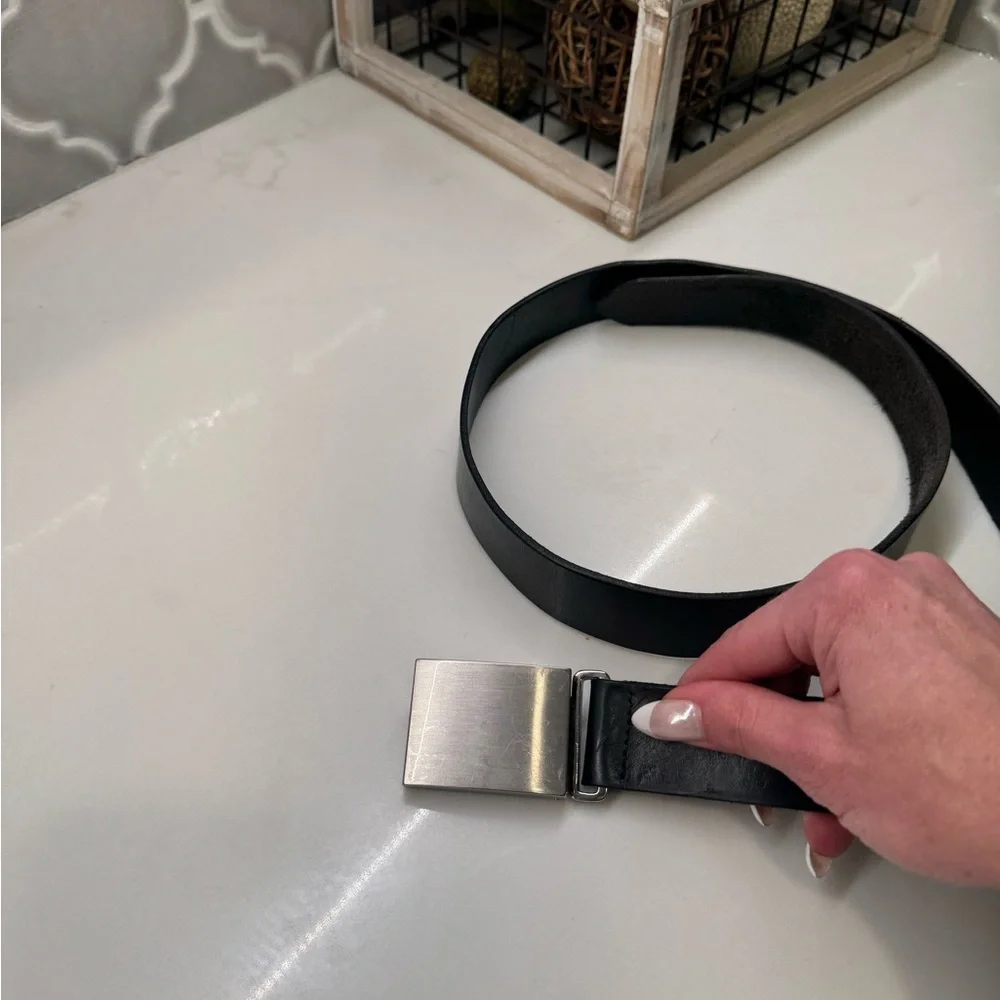 Men’s Black Leather Belt size 38